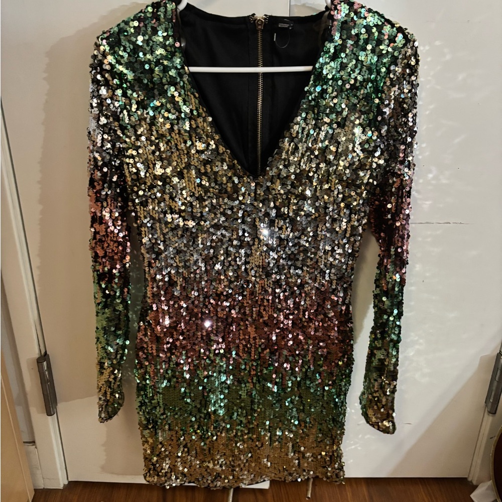 Sequin Multicolor Dress